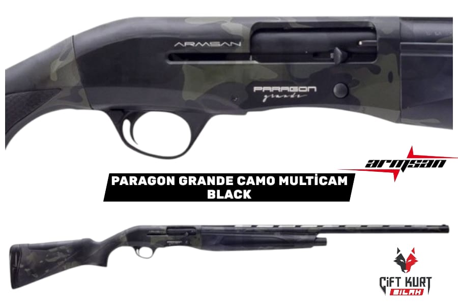 ARMSAN PARAGON GRANDE CAMO MULTICAM BLACK OTOMATİK YİVSİZ AV TÜFEĞİ